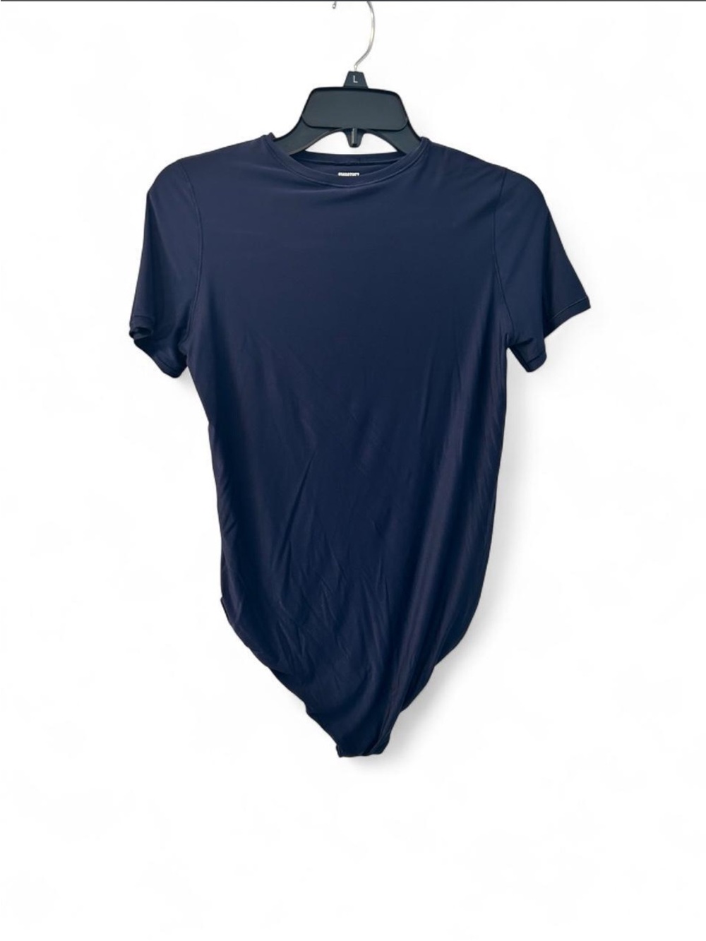 Aerie Smoothez Navy Blue Short Sleeve Thong Bodysuit